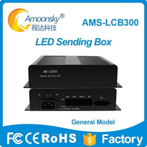 Led display controller linsn sending card linsn ts802d led external sending box support it7 S2 HVT11IN MSD300 led sending card