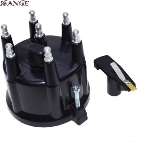 ISANCE Distributor Cap & Rotor Kit For Dodge Durango Ram 1500, Ram 1500 Van, Ram 2500 Van B1500 3.9L-V6 OEM# F2129G 3D1088