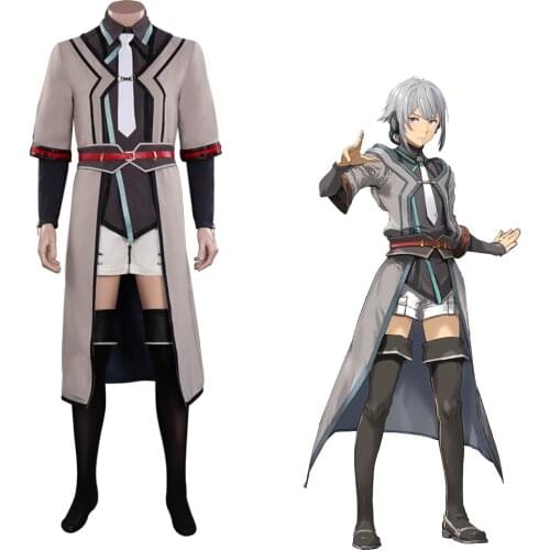 The Legend of Heroes VI Sora no Kiseki--Ctor Salicion Cosplay Costume Outfits Halloween Carnival Suit