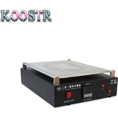 TBK-968D max 19 inch manual lcd separator for mobile phone for tablet screen lcd separator with build in vacuum pump