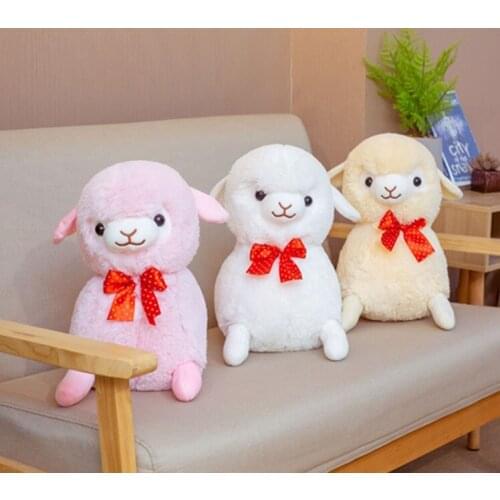 New lovely decoration 35/45cm Alpaca animal grass mud horse lifelike Soothing doll soft Pillow good quality toy birthday gift