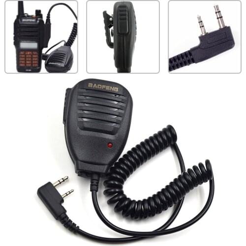 Original UV-82 Hand Microphone Radio Speaker Mic PTT For Walkie Talkie BF-888S UV-82 UV-5R UV-5RPro UV-3R plus UV-6R