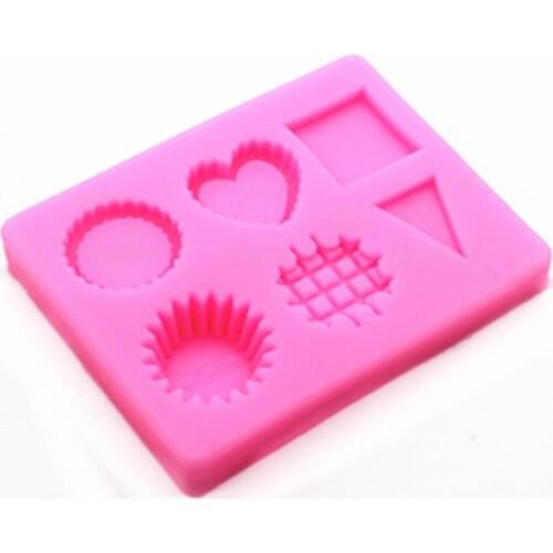 P300 clay dessert silicone mold wagh cake cupcake cake pink bottom waffles dessert mold