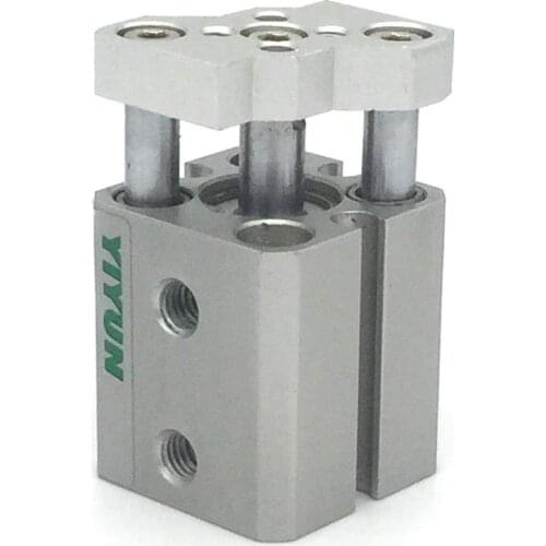 CQMB100-5/10/15/20/25/30/35/40/45/50 YIYUN perform Pneumatic components air tool Compact Cylinder Guide Rod Type CQM series
