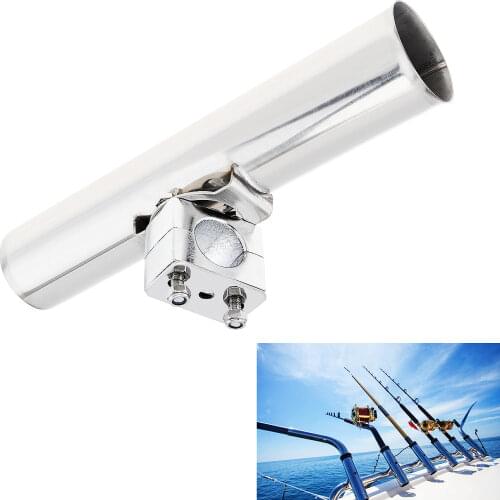 Fishing Support Rod Stand Bracket Fishing Tackle Tool Adjustable Direction Rod Holder for Boat / Canoe and Kayak Handrail