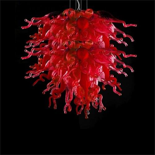 Tiffany Style Blown Glass Pendant Lamps Ceiling Decorative for KTV Decor