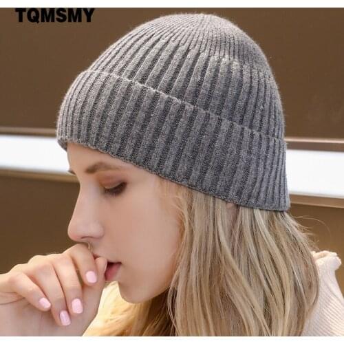 Casual Winter Womens Beanie Autumn Knitted wool Skullies men Solid color Bonnet Couples hat Beanies Hip Hop Caps Gorras