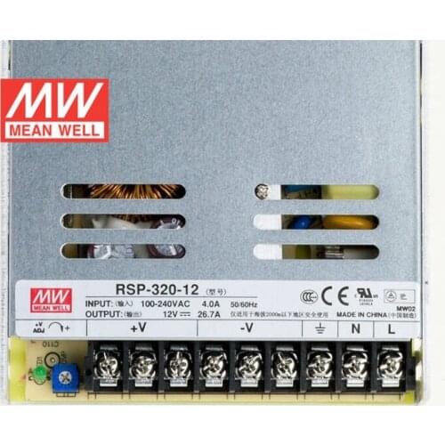 RSP-320; 5/12/15/24/27/36/48V meanewll brand switch mode power supply