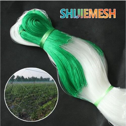 Garden fence nylon net plant growth climbing frame fence lattice gardening net vegetable plant lattice garden tools