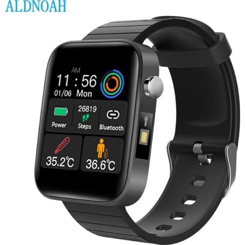 T68 Plus Men Women Sports Business Smart Watch Body Temperature Measure Heart Rate Blood Pressure Monitor Smartwatch For Phones