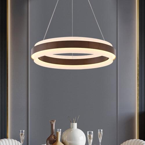 Modern Circle LED Pendant Lighting For Dinning Room Luxury Designer Suspension Hanging Lighting For Living Room