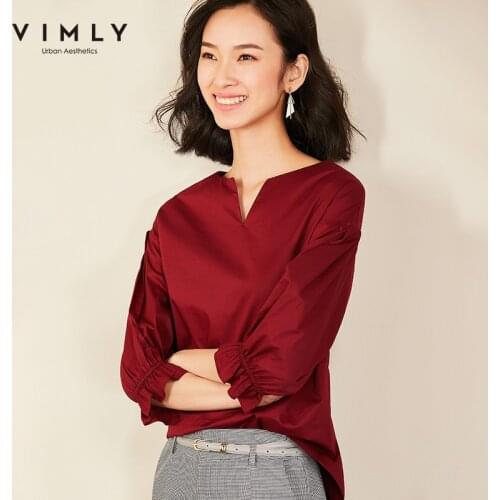 Vimly Short Sleeve Blouses