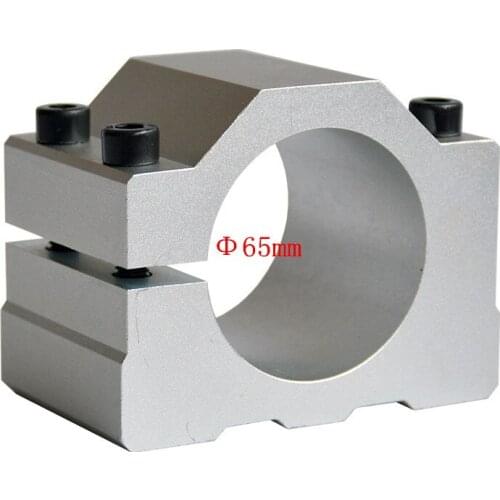Hot sale 2020 CNC spindle clamp 65mm holder aluminum motor bracket