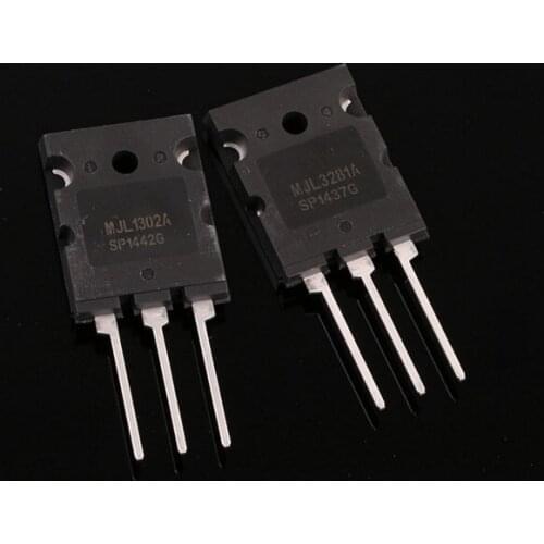 1pair MJL1302A MJL3281A (1PCS+1PCS) TO-3P audio the tube triode 100% new original