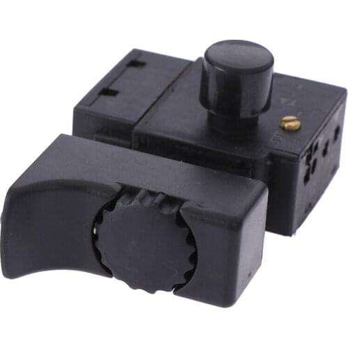 1Pcs FA2-6/1BEK Lock on Power Tool Electric Drill Speed Control Trigger Button Switch