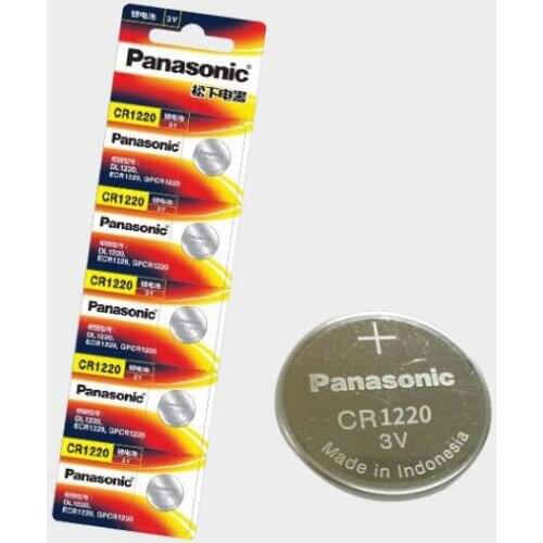150pcs/lot Panasonic CR1220 3V Lithium Button Coin Batteries Cell CR 1220 Watch Computer Battery BR1220 DL1220 ECR1220 LM1220