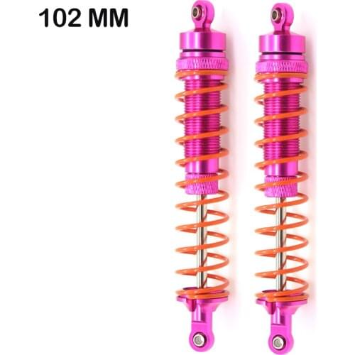 2pcs 1/10 RUSTLER 4X4 VXL 67076-4 Accessories Metal Aluminum alloy thick shock core rear shock/midpoint distance 102mm