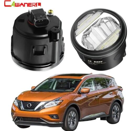 2in1 Fog Light Assembly DRL For Nissan Murano Z51 2007-2014 Car H11 Front Bumper Fog Lamp Daytime Running Light 30W 8000LM 12V