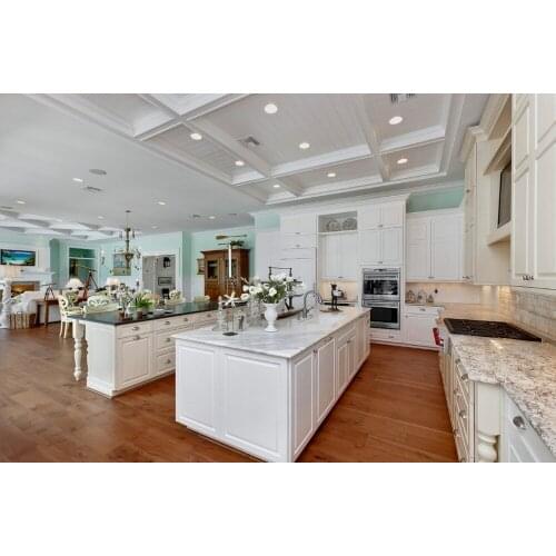 2017 solid wood kitchen cabinets retail wholesales customized made brown color traditional wooden cabinets with island S1606132