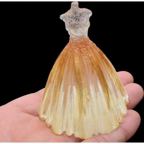 3D Princess Dress Skirt Silicone Chocolate Fondant Candy Mould Christmas Wedding Dress Resin Mold Cake Baking Tools