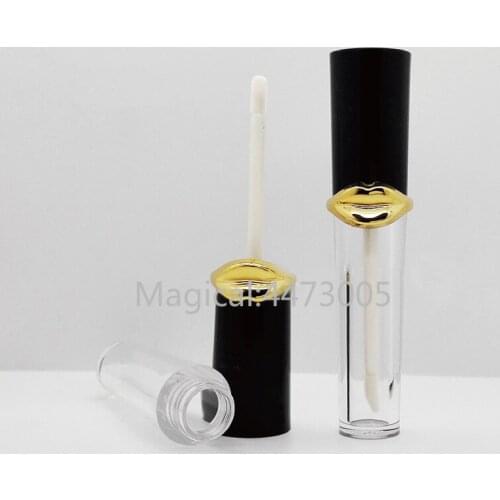 6ml 10/30/50pcs Empty Lip Gloss Tube Container Big Lips Lip Balm Tube Container Lipstick Tubes Refillable Bottle Lip Gloss Tubes