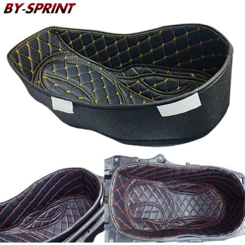 TMAX 530 Motorcycle PU Leather Storage Box Rear Trunk Cargo Liner Protector Pad For Yamaha T-MAX 530 tmax530 2017 2018 2019