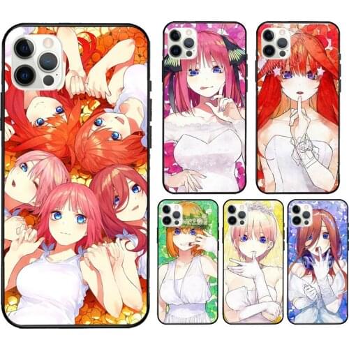 The Quintessential Quintuplets Cover Case For iPhone XR X XS MAX 12 Mini 11 Pro Max 5S 6S 7 8 Plus SE 2020 Coque