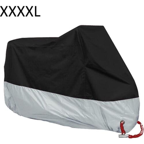 190T Motorcycle Cover XL 2XL 3XL 4XL Universal Indoor Outdoor Uv Protector for Scooter Motorbike Waterproof Rain Dustproof Cover