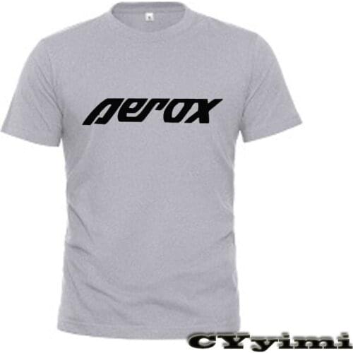 For Yamaha Aerox 155 T Shirt Men New LOGO T-shirt 100% Cotton Summer Short Sleeve Round Neck Tees Male