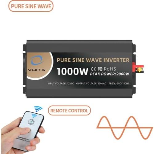 12v Dc to 220 Ac Full Power Off Grid 60hz 1000w Pure Sine Wave Power Inverter for Computer