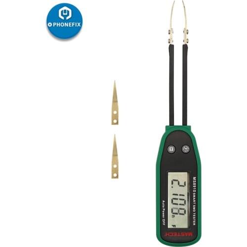 Original MASTECH Smart SMD Tester Capacitance Meter Multimeter MS8910 3000 counts LCD display for Mobile Phone Test Repair