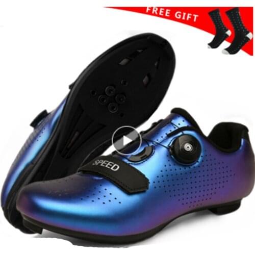 Professional Athletic Bicycle Shoes MTB Cycling Shoes Men Self-Locking Road Bike Shoes sapatilha ciclismo Women Cycling Sneakers