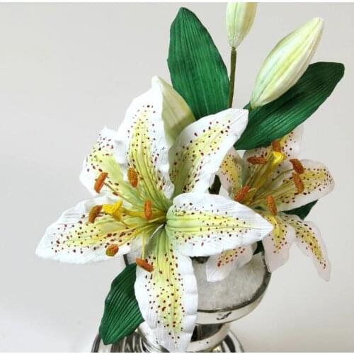 Lily mold silicone soft sugar mold cake decoration tool chocolate sugar silicone mold