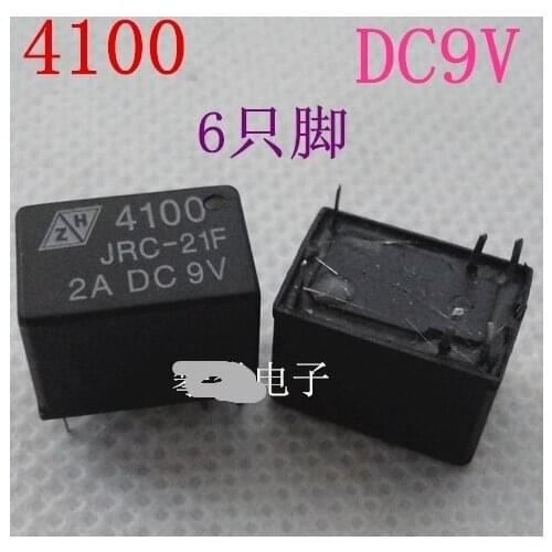 Miniature PCB relay 6 pins mini relay DC9V JRC-21F 4100