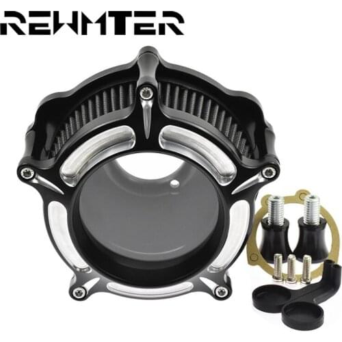 Motorcycle CNC Crafts Air Cleaner Intake Filter Aluminum For Harley Sportster XL 1200 Touring Road Glide Softail Dyna Softail