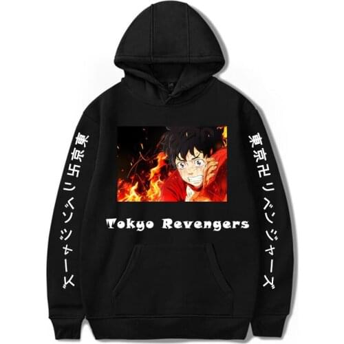 Tokyo Revengers Hoodies Anime Manjiro Sano Graphic for Men Sportswear Fashion Hoodies Cosplay leisure Clothes Printed pullover