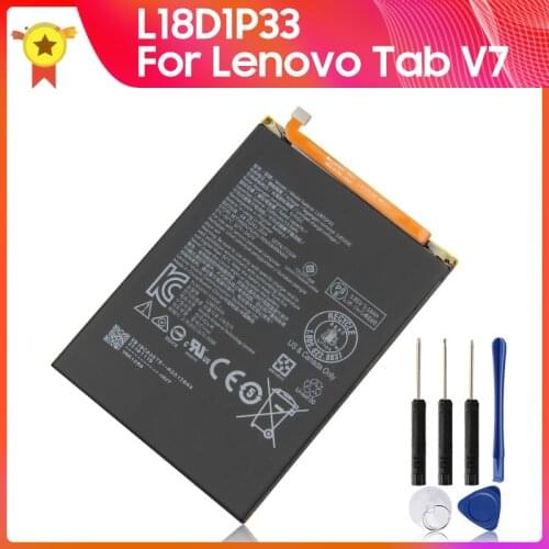 Authentic Replacement Battery L18D1P33 For Lenovo Tab V7 With tools Easy to install 5180mAh 4.4V 19.9Wh