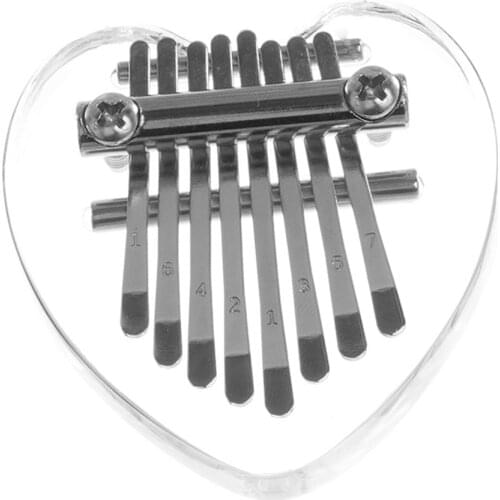 8 Keys Thumb Piano Portable Piano Musical Instruments Good Valentines Gift