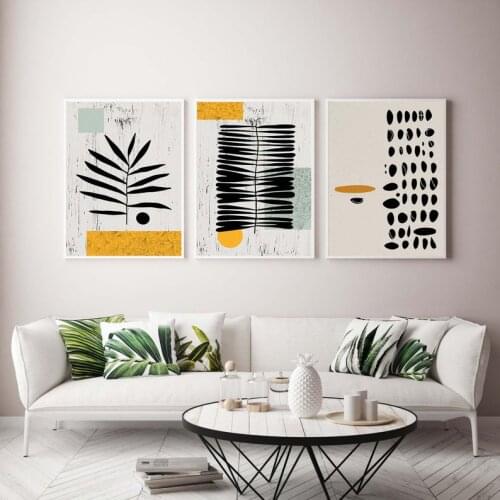 Modern Abstract Ethno Motive Print Wall Art Canvas Painting Picture Poster and Print Gallery Home Decor No Frame