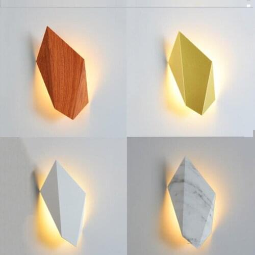 Modern Led Wall Lamp Northern Wrough Iron Sconces for Mirror Living Room Bedroom Corridor Porch Light Decoration Indoor Lighting