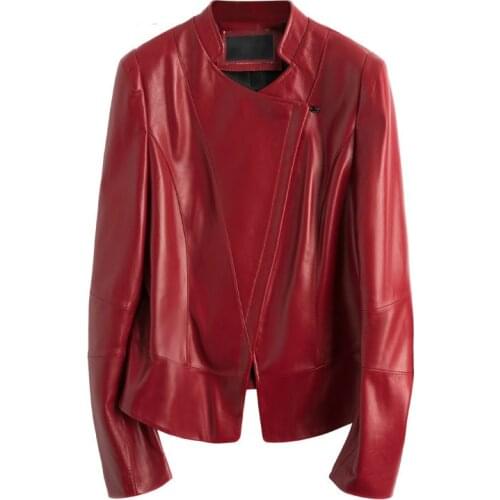 Tcyeek Coats and Jackets Women Clothes Real Genuine Leather Jacket Sheepskin Coat 2020 Motos Slim Coat Female D57928Q01 WPY478