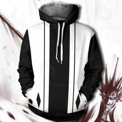 Hot Anime Bleach 3D Hoodies Men Fashion Casual Sweatshirts Harajuku Long Sleeve Unisex Bleach Sweatshirt Pullovers Clothes