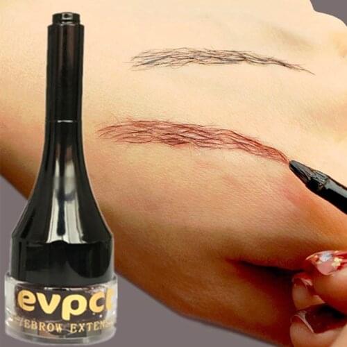 Eyebrow Enhancers Fiber Natural Hair Gel Makeup Eye Brow Extension Tinted Black Brown Long Lasting Tattoo Eyebrows Women Makeup