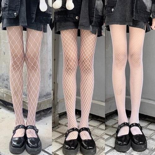 1 pair Fashion Ladies Fishnet Stockings Panty Stockings Mesh Tights Set