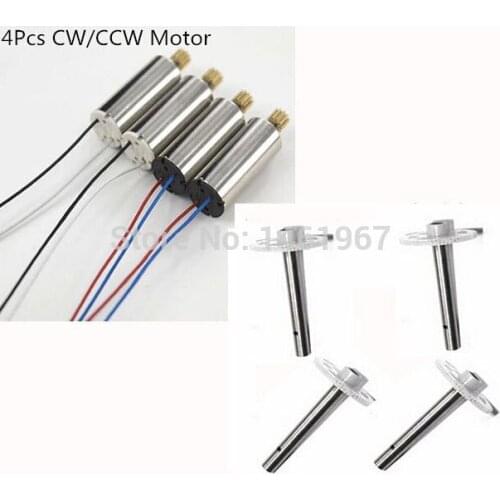 4pcs/lot JJRC H8D Spare Parts CW CCW Motor +4pcs gear for RC Quadcoter