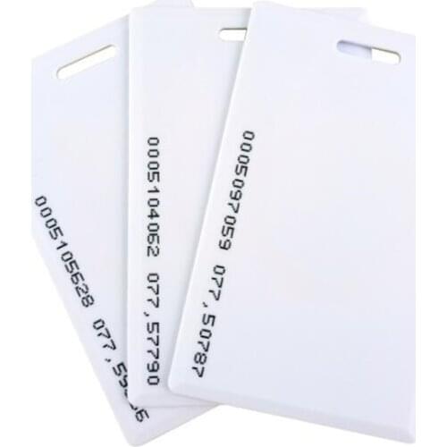5/10pcs RFID Cards 125KHz 1.8mm EM4100 TK4100 Smart Card Proximity RFID Tag Read Only for Access control