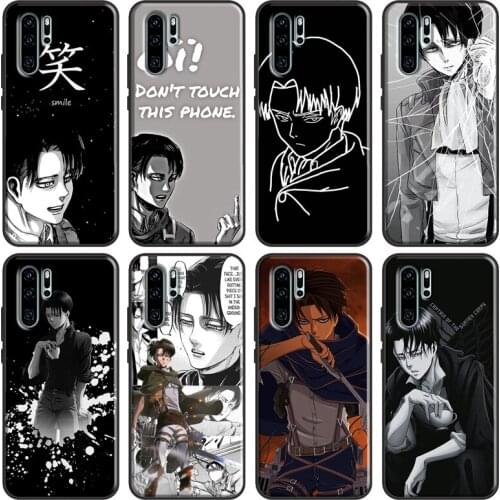 Levi Ackerman Anime Case For Huawei Nova 5T P Smart 2019 2021 P20 P40 P30 Pro Mate 20 Lite Honor 8X 9X 8A 10i