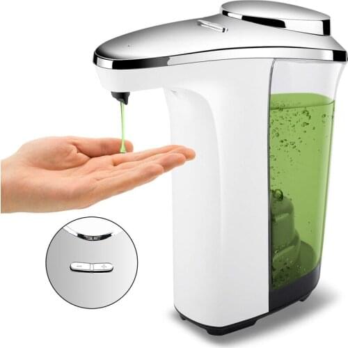 Automatic Soap Dispenser Compact Sensor Pump Adjustable Soap Dispensing Volume Control Battery Operated 17Oz/500Ml For Kitchen