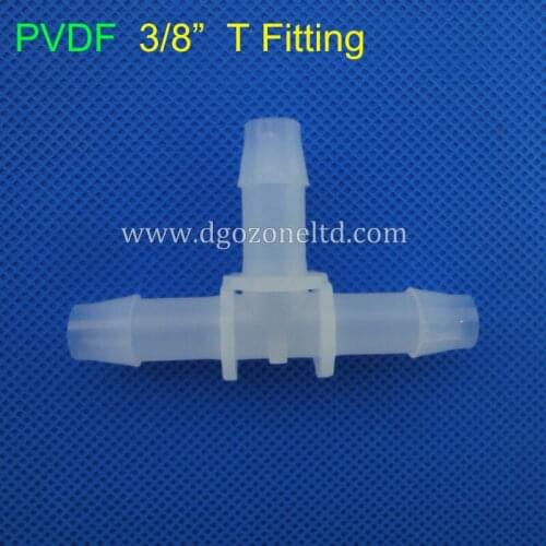 FREE SHIPPING 3/8" pvdf plastic tee connector Garden Water Connectors Garden hose tee water splitter KH-TED6 DGOzone