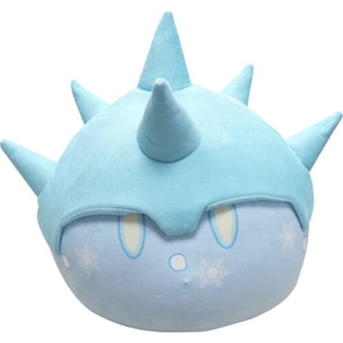 Game Genshin Impact Slime Traveler Mondstadt Paimon Short Plush Doll Pillow Cute Toys Cartoon Cushion Birthday Xmas Gifts